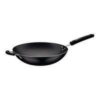 Wok Loreto em Alumínio com Revestimento Interno Antiaderente Starflon Max com Cabo Baquelite Grafite 36 cm 6 L