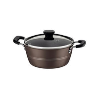 Caçarola Sicília em Alumínio com Revestimento Interno e Externo em Antiaderente Starflon Excellent Avelã 20 cm 2,4 L