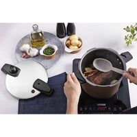 Panela de Pressão Arizona Induction em Alumínio com Revestimento Interno e Externo em Antiaderente Starflon Max Mocaccino 20 cm 4,5 L