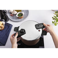Panela de Pressão Arizona Induction em Alumínio com Revestimento Interno e Externo em Antiaderente Starflon Max Mocaccino 20 cm 4,5 L