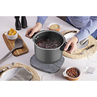 Panela de Pressão Arizona Induction em Alumínio com Revestimento Interno e Externo em Antiaderente Starflon Max Titânio 20 cm 4,5 L
