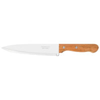 Faca Chef Dynamic com Lâmina em Aço Inox e Cabo de Madeira Natural 8