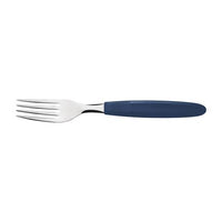 Garfo de Mesa Ipanema com Lâmina em Aço Inox e Cabo de Polipropileno Azul
