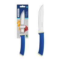 Faca de cozinha Felice com Lâmina de Aço Inox e Cabo de Polipropileno Azul de 6