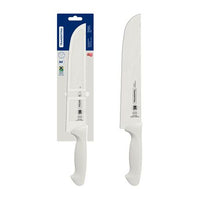 Faca para Carne Premium com Lâmina de Aço Inox e Cabo de Polipropileno Branco 10