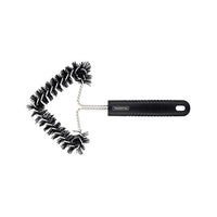 Escova para Grelha Churrasco com Estrutura de Aço Inox com Cerdas de Nylon e Cabo de Polipropileno