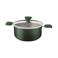 Caçarola Lyf em Alumínio com Revestimento Interno e Externo em Antiaderente Starflon Max Verde 24 cm