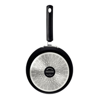 Panela Mônaco Induction em Alumínio com Revestimento Interno e Externo Antiaderente Starflon Premium Preto com Tampa de Vidro 18 cm 2 L