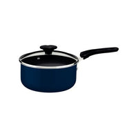 Panela Tunis em Alumínio com Revestimento Interno Cerâmico e Externo Siliconado Azul Mediterrâneo 18 cm 2 L