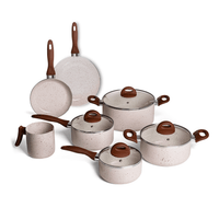 Jogo de Panelas Antiaderente Ceramic Life 7 Peças Smart Plus Vanilla