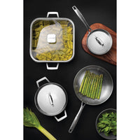 Panela Grano em Aço Inox Corpo Triplo com Tampa e Cabo 16 cm 1,7 L