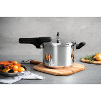 Panela de Pressão Brava em Aço Inox com Fundo Triplo 20 cm 4,5 L