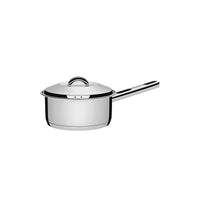 Panela Solar em Aço Inox Fundo Triplo com Tampa e Cabo 16 cm 1,4 L