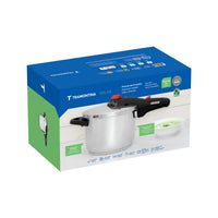 Panela de Pressão Solar em Aço Inox Fundo Triplo com 5 Dispositivos de Segurança 22 cm 6 L