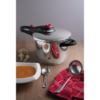 Panela de Pressão Solar em Aço Inox Fundo Triplo com 5 Dispositivos de Segurança 22 cm 6 L
