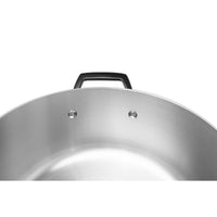 Caçarola Grano Black Funda em Aço Inox Corpo Triplo com Tampa e Alças 24 cm 4,7 L