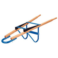 Conjunto de Braços para Carrinho de Mão em Madeira com Suporte Frontal Longo
