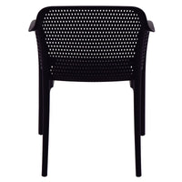 Cadeira Summa Gabriela Eco em Polipropileno Oceano +Clean Preto