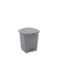 Lixeira T-Force em Polipropileno Cinza 25 L