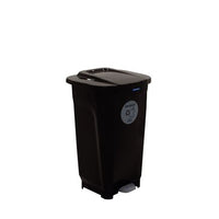 Lixeira T-Force Coleta Seletiva em Polipropileno Marrom 50 L