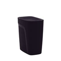 Lixeira Compact em Polipropileno Preto com Tampa Basculante 8,5 L