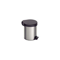 Lixeira com Pedal New em Aço Inox com Acabamento Polido 5 L