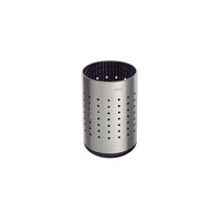 Cesto para Papel Sardenha em Aço Inox com Acabamento Acetinado e Base em Polipropileno 10 L