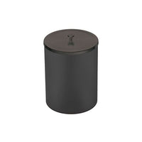 Lixeira Útil em Aço Inox Acetinado com revestimento especial a base de verniz Black Matte 5 L