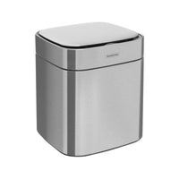 Lixeira Sense Square Automática com Sensor em Aço Inox com Acabamento Acetinado 8 L