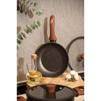 Jogo de Panelas Antiaderente Ceramic Life 6 Peças Sirius com Indução Preto