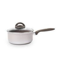 Jogo de Panelas Antiaderente Ceramic Life 10 Peças Nevada Champanhe