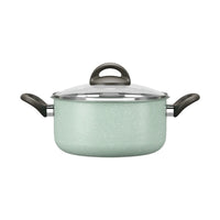 Jogo de Panelas Antiaderente Ceramic Life 7 Peças Suprema Verde