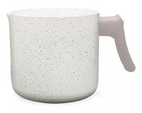 Jogo de Panelas Antiaderente Ceramic Life 8 Peças Easy Vanilla