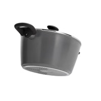 Jogo de Panelas Antiaderente Ceramic Life 5 Peças Optima com Indução Cinza