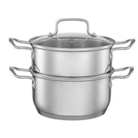 Jogo de Panelas Aço Inoxidável Fundo Triplo 5 Peças Jasmin com Indução Inox