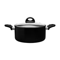 Jogo de Panelas Antiaderente Ceramic Life 6 Peças Smart Plus Preto