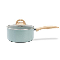 Jogo de Panelas Antiaderente Ceramic Life 6 Peças Botanika com Indução Verde
