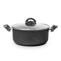 Jogo de Panelas Antiaderente Ceramic Life 6 Peças Suprema Preta