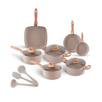 Jogo de Panelas com Indução Ceramic Life Smart Plus 10 Peças Areia