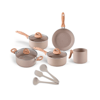 Jogo de Panelas de Indução Ceramic Life Smart Plus 8 Peças Areia